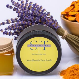 Skyn Therapy Shop face scrub with lavender and honey