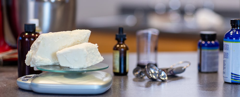 Various items used by Skyn Therapy to make bodycare formulations